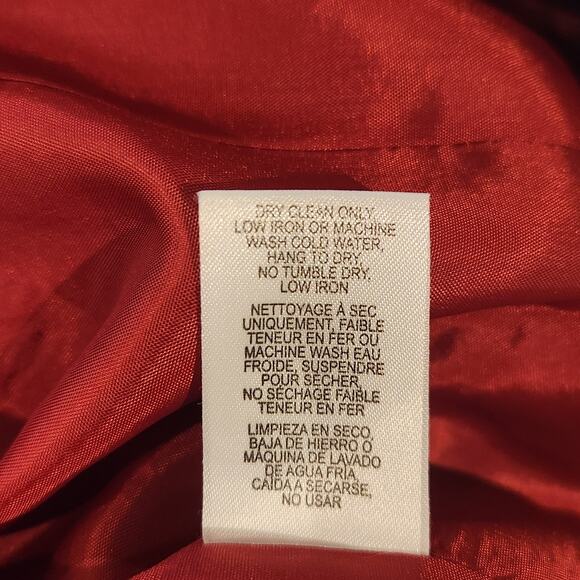 W By Worth Womens Orange Tan Tweed Fringe Lined Mini Skirt Size 2 Dark Academia - Picture 6 of 11